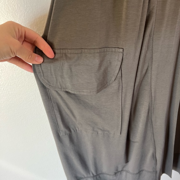 Sunday In Bed Grey Kimono Paris Soft Cotton Modal Long Sleeve Robe Size Large - Picture 3 of 12